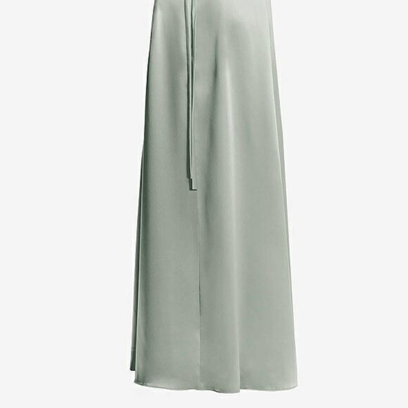 After Six 6874.....Lace Up Tie-Back Corset Maxi Dress....Willow...Sz 2 - Picture 4 of 7